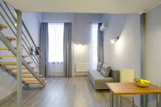 Отель Grand Apartments Киев Двухместный номер с 1 кроватью и балконом-8